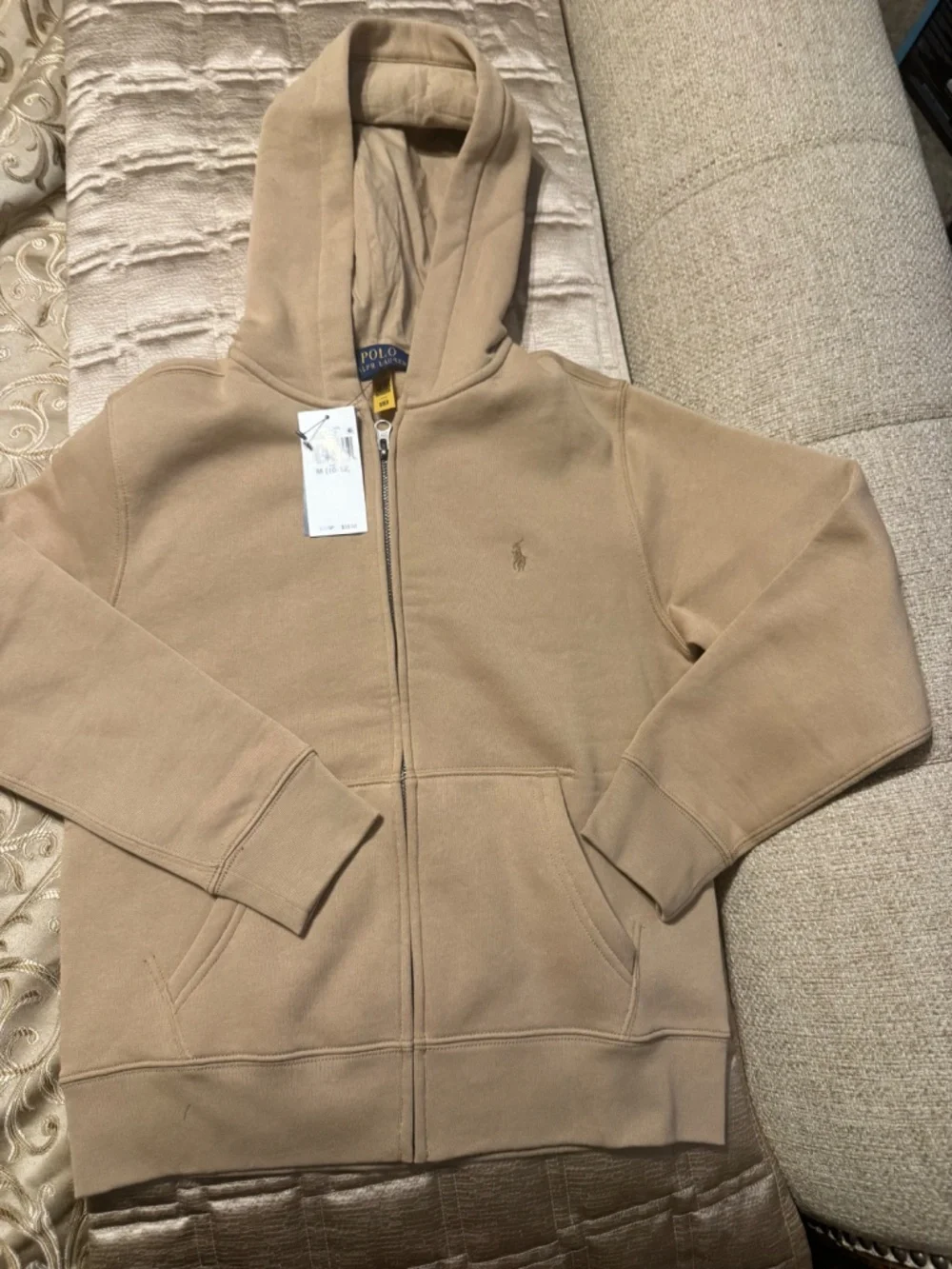 NWT Ralph Lauren Childrenswear Fleece Full-Zip Hoodie